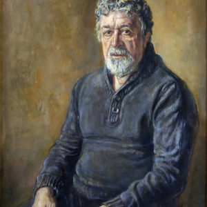 The portrait of Sahak Poghosyan. 2018, oil on canvas