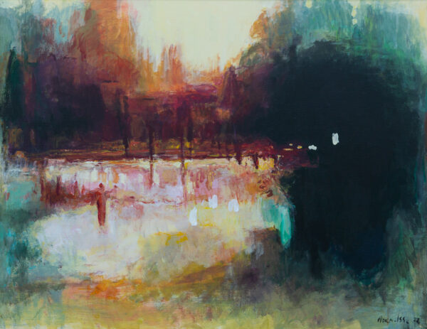 Park N1. 2022, Oil on Canvas, 30x40 cm