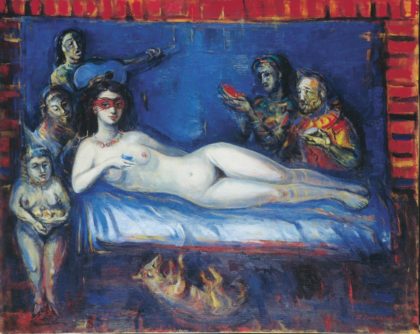 Feast. 1996, Oil on Canvas, 80x100 cm (Private Collection, Yerevan)