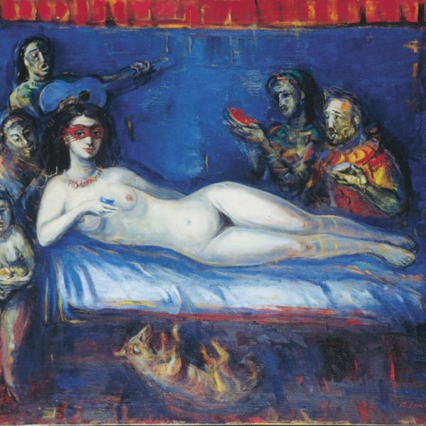 Feast. 1996, Oil on Canvas, 80x100 cm (Private Collection, Yerevan)