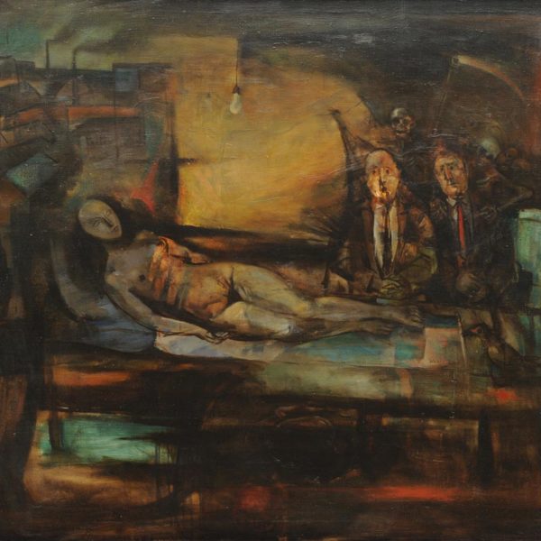 Dedicated to the Thick-skinned. 1989, oil on canvas, 103x94