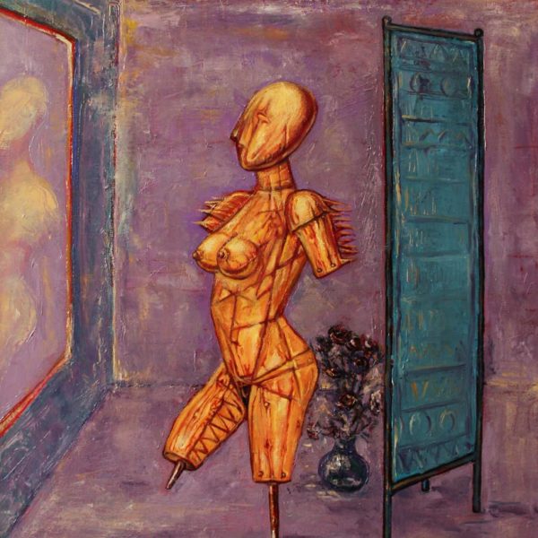 In front of the mirror․ 2010, oil on canvas, 61x50
