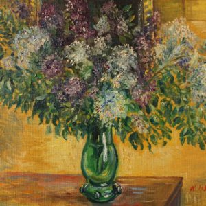 Lilac's bouquet. 2015, Oil on Canvas, 30x40 cm (Private Collection, Yerevan)