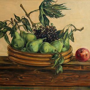 Still life with Autumn fruits. 2010, oil on canvas, 50x70