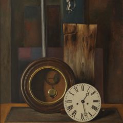 Clock from Igdir. 1983, oil on canvas, 100x85, (The National Gallery of Armenia)