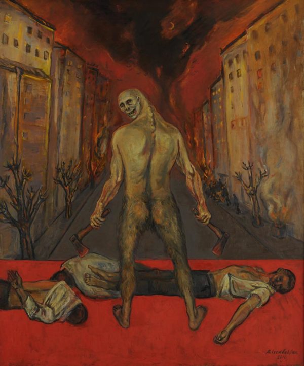Sumgait. 2010, oil on canvas, 130x115