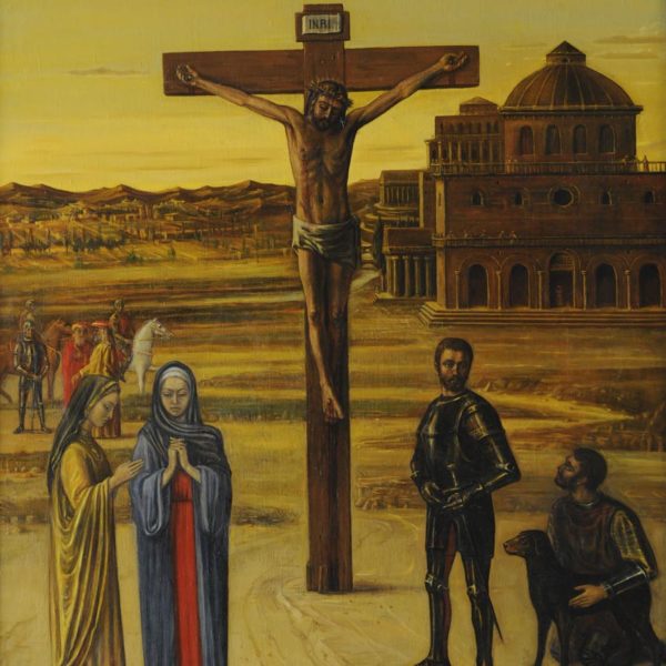 Christ on the Cross. 2001, Oil on Canvas, 130x115 cm (Private Collection)