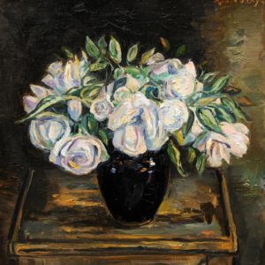 White Roses. 2010, Oil on Canvas, 42,5 x 41 cm (Private Collection, Yerevan)