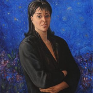 Portrait of Tsvetana Paskaleva. 2001, oil on canvas, 80x75