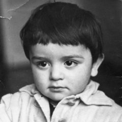 Aram, three-years old. Yerevan. 1955