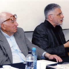 With architect Jim Torossian at the examination. 2008