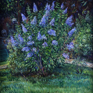 A Lilac Tree. 2011, oil on canvas, 70x63