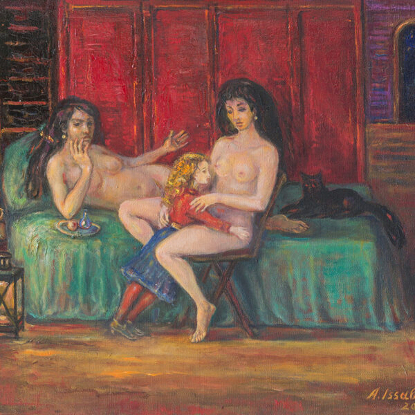 The Two and the Girl. 2014, oil on Canvas, 38×45 cm