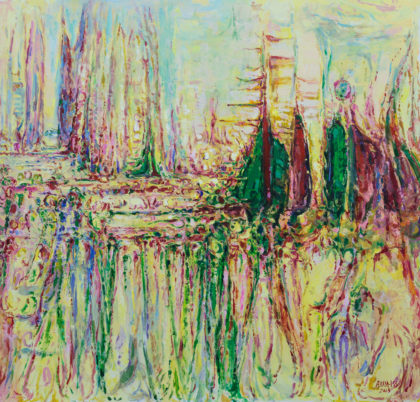 Փոփոխման մեջ․ 2019, կտավ, ակրիլ, 110x115