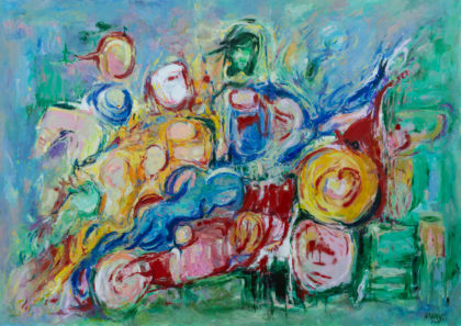 2019, կտավ, ակրիլ