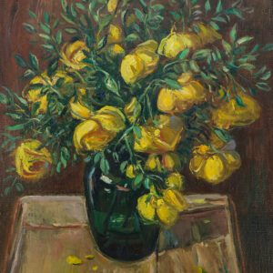 Yellow Roses. 2018, Oil on Canvas, 44x37 cm