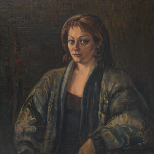 Portrait of a woman. 1999, oil on canvas, 70x75