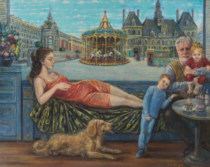 Waiting for Thomas. 2013, oil on canvas 73x92 cm