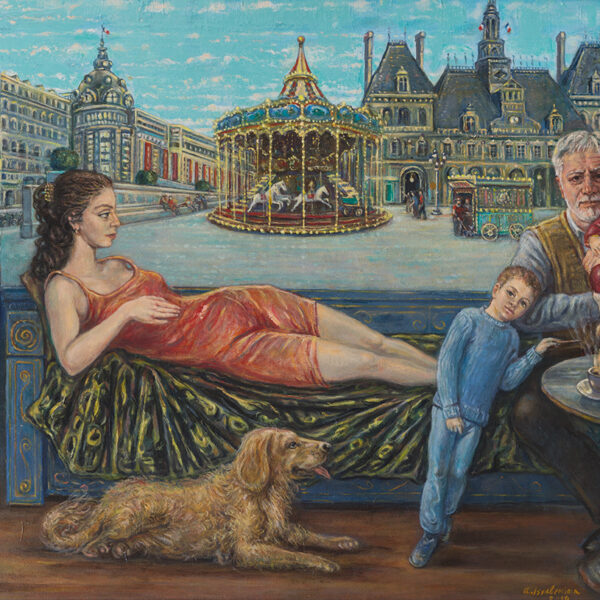 Waiting for Thomas. 2013, oil on canvas 73x92 cm