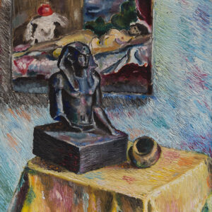 Still Life with a Sphinx. 1967, Oil on Canvas, 69x50 cm