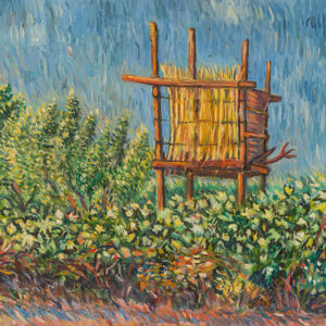 A vineyard. 1967, oil on canvas, 50x60 cm