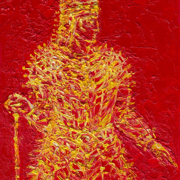 TIGRAN THE GREAT. oil on canvas, 28x21 cm