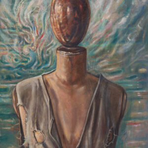 The Mannequin. 2021, oil on canvas, 65x46 cm