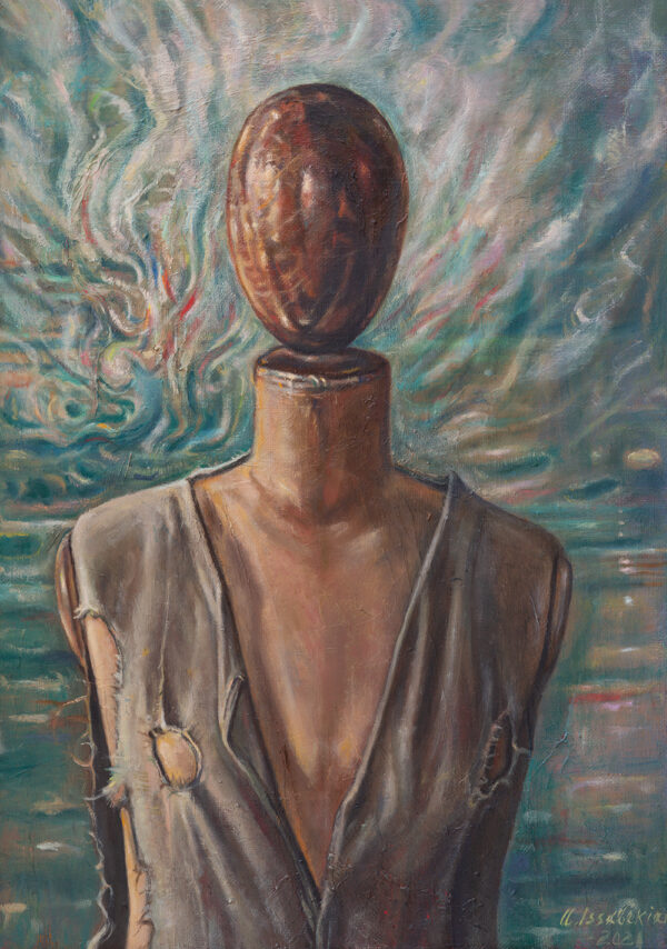 The Mannequin. 2021, oil on canvas, 65x46 cm