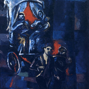 Gypsies. 1982, Oil on Canvas, 60x40 cm (Private collection, Beirut)
