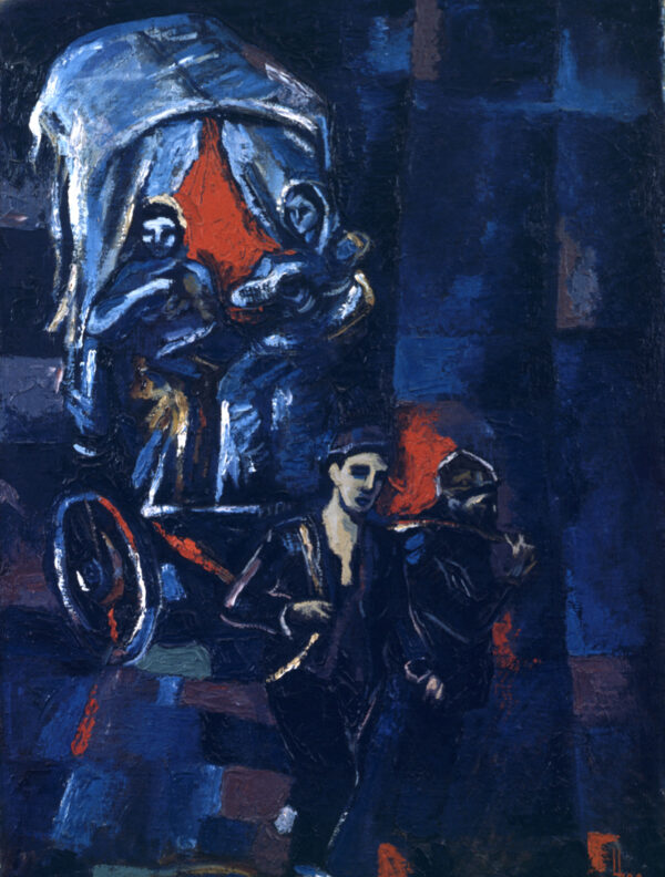 Gypsies. 1982, Oil on Canvas, 60x40 cm (Private collection, Beirut)